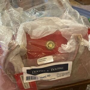 Dooney and Burke Vintage Handbag-Red